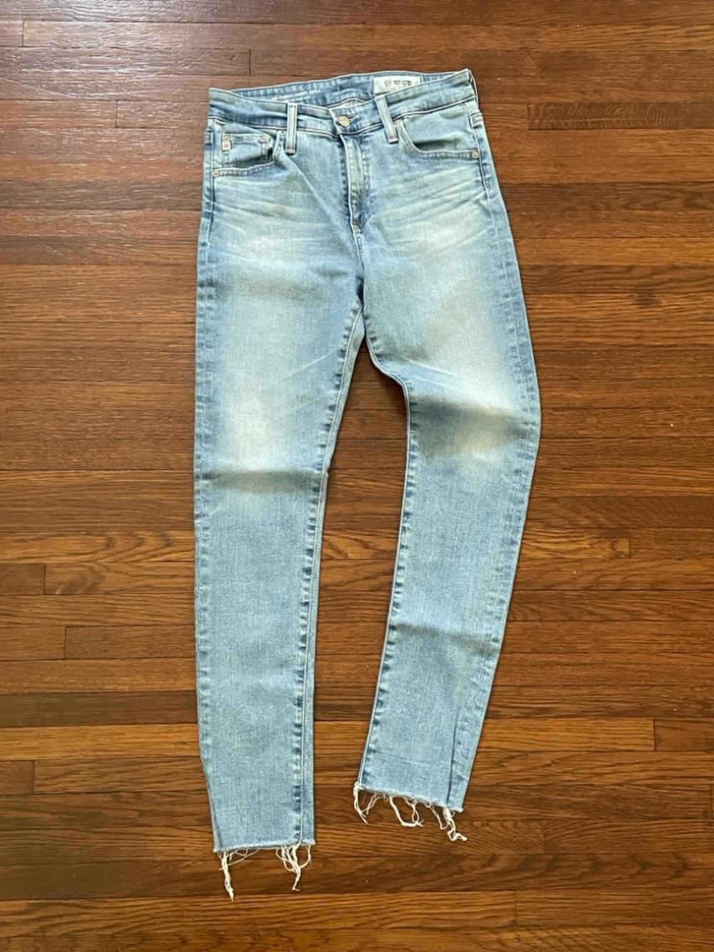 Ag Adriano Goldschmied The Farrah Skinny Ankle - Light Blue